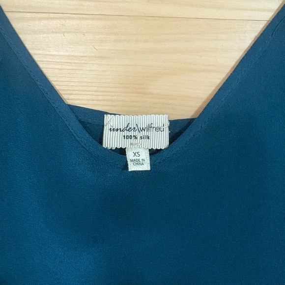 Wilfred Aritzia Minou Teal Tank Top - Picture 2 of 4